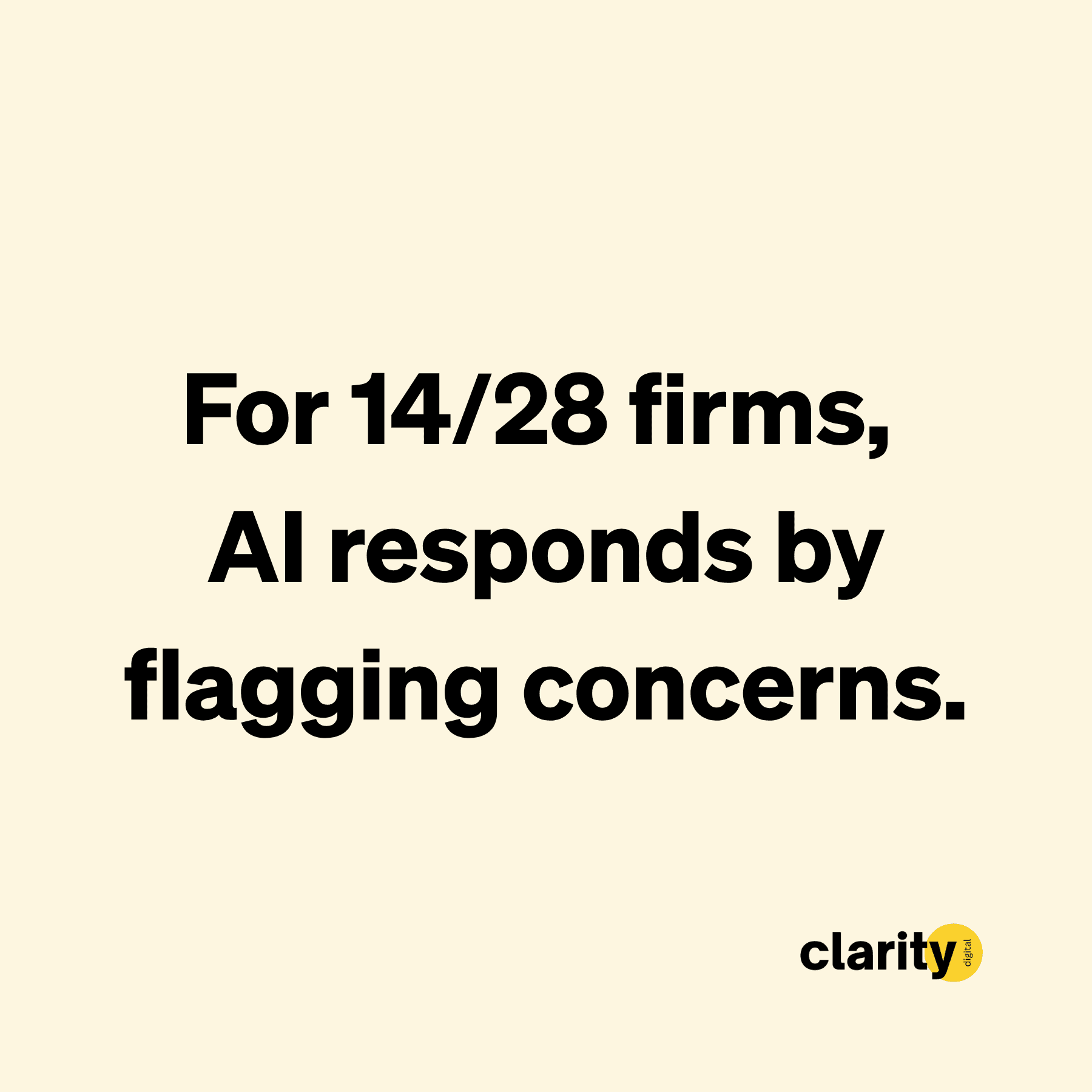 For 14 of 28 Jersey financial services firms, AI responds by flagging concerns.